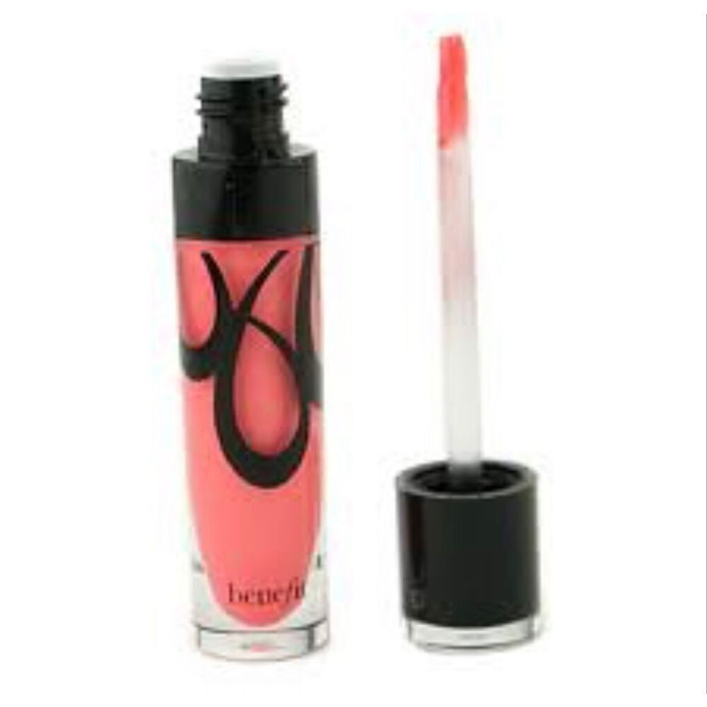 BENEFIT - NWT Ultra Shines Lip Shine in Spiced Punch (Vibrant Coral), Full Size - Picture 7 of 9